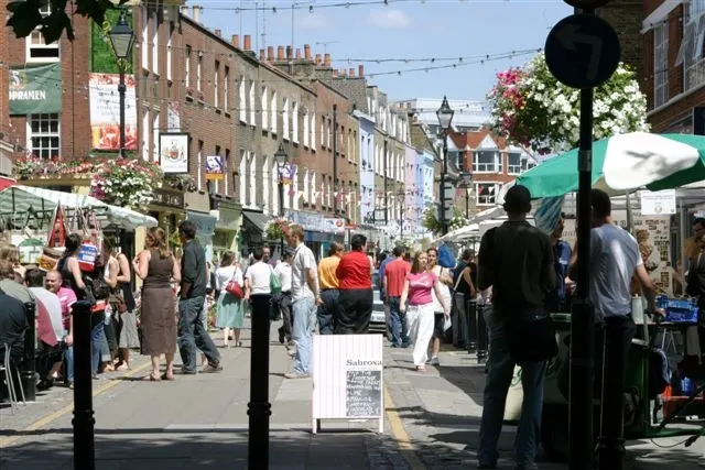 Exmouth Market, the local landmark of EC1R