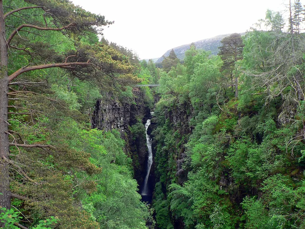 Corrieshalloch Gorge, the local landmark of IV23